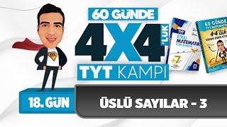 Üslü Sayılar  3 I 44lük TYT Matematik Kampı I 18 Gün I yks2025 [upl. by Adnolaj]