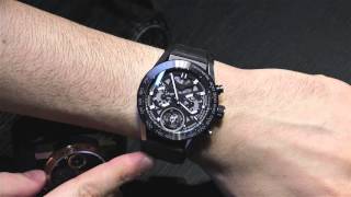 TAG Heuer Carrera 02 Tourbillon Watch HandsOn  aBlogtoWatch [upl. by Erleena]