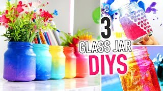 3 DIY Ways to Transform Glass Jars  HGTV Handmade [upl. by Orenid]