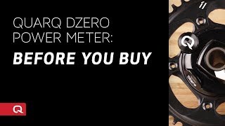 Quarq DZero Power Meter  Before You Buy [upl. by Barabas]