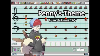 Pennys Theme  Pokemon SV Super Mario Paint Cover [upl. by Truk448]