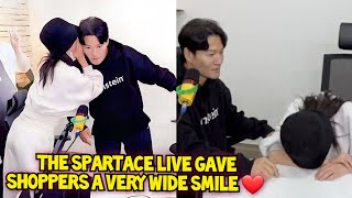 The Spartace Live was so cute and gave a wide smile to Spartacers SA moments live [upl. by Barayon]