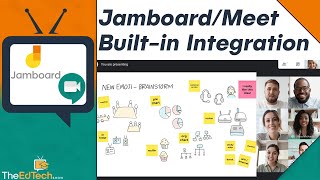 How To Use Jamboard In Google Meet Integration Tutorial [upl. by Renae]