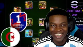 ALGERIAS NO1 🇩🇿 vs MACKIE PES HD  eFOOTBALL 2024 [upl. by Catt386]