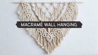 DIY Layered Macramé Wall Hanging [upl. by Irallih857]