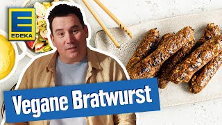 Vegane Bratwurst Rezept  Fleischlose Grillideen [upl. by Alphonse]