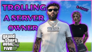 Teaching a GTA RP server owner a lesson [upl. by Yolane]