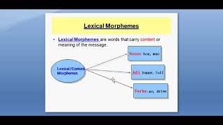 Lesson 4  Lexical Morphemes and Functional  Grammatical Morphemes [upl. by Jabon]