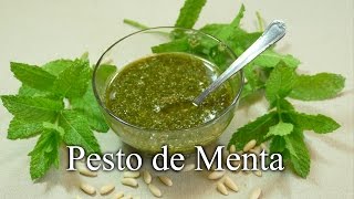 Pesto de Menta Receta casera buenísima [upl. by Etaner]