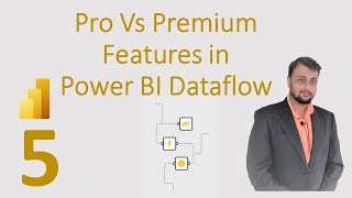 Power BI Dataflows  Feature Comparison  Pro Vs Premium [upl. by Arber]