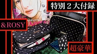 【雑誌付録】7月号 ampROSY アンドロージー❗️アルティザンampアーティスト❗️星柄コスメポーチampミニミラー❗️をムック本マイクロバッグと比較❗️ARTISANampARTIST [upl. by Bradski612]