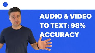 Transcribe Audio amp Video To Text  Most Accurate AI Transcription Tool [upl. by Klemm]