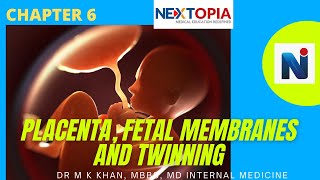 PART 6 Placenta Fetal Membranes and Twinning  HUMAN EMBRYOLOGY2021 [upl. by Enwad591]