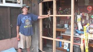 How to build a swing out garage door [upl. by Kcirej894]