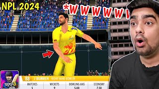 Jasprit Bumrah DOUBLE HATTRICK CSK Vs MI NPL 2024 WCC3 Expert Mode [upl. by Bettine418]