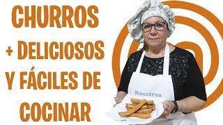 LA RECETA DE CHURROS DEFINITIVA  fácil  Porras caseras [upl. by Sarilda88]