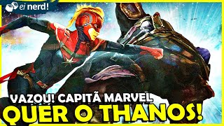 VAZA CENA DE VINGADORES CAPITÃ MARVEL SAI PARA MATAR THANOS [upl. by Tucker]