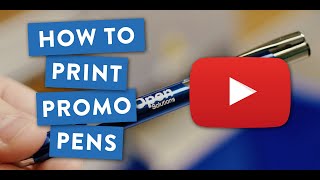 How to Screen Print Promotional Pens [upl. by Dahle487]