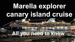 Marella Cruises all you need to know before an xmas canary island cruise on TUIs Marella explorer [upl. by Bergwall]