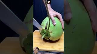 Coconut 🥥 shorts ytshorts satisfying food knifeskills fruit [upl. by Dionne]