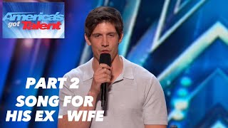 Firefighter Trent Toney sings a heartfelt original for his exwife on AGT  Auditions  AGT 2023 [upl. by Llennod210]