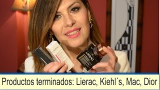 Productos terminados Lierac Kiehl´s Mac Dior [upl. by Ynalem]