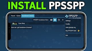 How to Download amp Install PPSSPP on iOS iPhone iPad iOS 17 No ComputerJailbreak Required [upl. by Nojed]