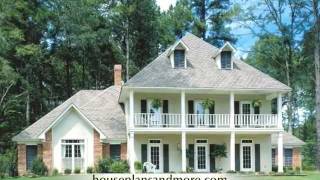 Southern Plantation Houses Video 2  House Plans and More [upl. by Atiuqa235]