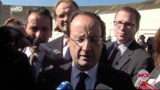 Journée marathon pour François Hollande à Boulogne [upl. by Odlanier]