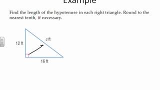 7th grade 9 5 Pythagorean Theorem [upl. by Atsuj]