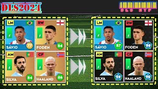 DLS 2024  Upgrade Max  Erling Haaland amp Phil Foden amp Sávio amp Bernardo Silva  In dls24 🔥🔥🔥 [upl. by Judie]