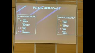 ATP FINALS 2024 Sorteggiati i due gruppi Jannik non fortunato [upl. by Haon]