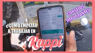 ¿Como empezar a repartir en Rappi consejos [upl. by Andri]