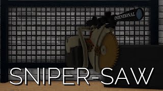 Introducing the SNIPERSAW in Notoriety ROBLOX [upl. by Fontes]