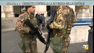 Lesercito controlla la sicurezza nella capitale [upl. by Haff]