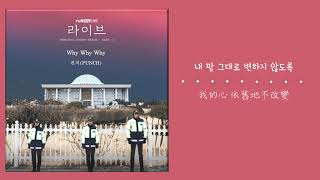 【韓繁中字】PUNCH 펀치 － Why Why Why Live OST Part4  라이브 OST Part4 [upl. by Adiene]