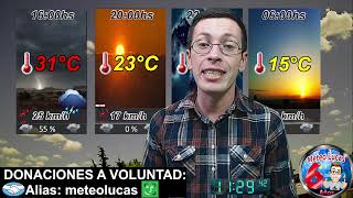 Reporte meteorologico regional tarde de tormentas electricas pasajeras 21 de noviembre 2024 [upl. by Yrrok]