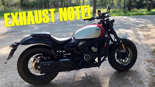 2024 CFMOTO 450CLC STOCK EXHAUST NOTE [upl. by Sande200]