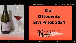 Degustazione Clai Ottocento Sivi Pinot 2021 [upl. by Isawk82]