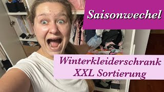 Ausmisten XXL Winterkleiderschrank [upl. by Eiliah]