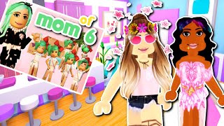 Mom of 6 Has A New House In Adopt Me IBellaYT Roblox [upl. by Ralip972]