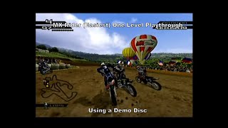 Ps2 Demo Disc 12 MX Rider One Level Playthrough D Playstation Sony Ps2 Demo DemoDisc [upl. by Nosredneh]