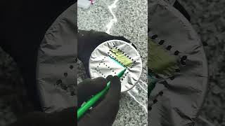 Satisfaction video with silver foil satisfying relaxing ytshorts [upl. by Nichy696]