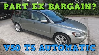 I bought this Volvo V50 T5 Automatic CHEAP from a Main Dealer PX Yard Win or Bust [upl. by Sitra]