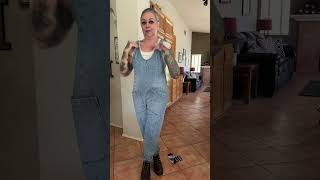 Day 154 How To Style Overalls ootd over50style fashion over60fashion makeup over50fashion [upl. by Maia]