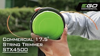 EGO Commercial 175quot String Trimmer  Features  STX4500 [upl. by Ernesta]