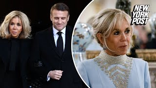 French President Emmanuel Macron 46 fires back for first time at claims wife 70 was born a man [upl. by Lala822]