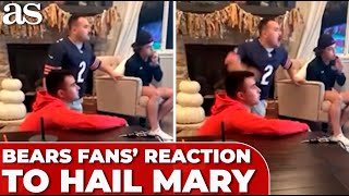 BEARS FANS shellshocked as COMMANDERS execute unbelievable HAIL MARY VICTORY [upl. by Enajaras530]