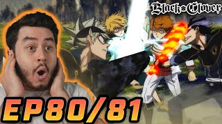 BLACK BULLS PULL UP  Black Clover Episode 80 amp 81  Reaction amp Review [upl. by Neeloj699]