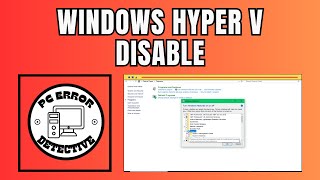 How to Disable HyperV in Windows 11 [upl. by Adnoryt]